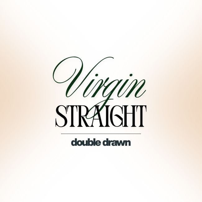 Double Drawn VIRGIN Straight Bundles