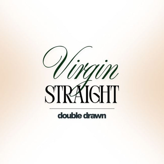 Double Drawn VIRGIN Straight Bundles